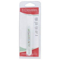 3 CLAVELES Lima cristal...