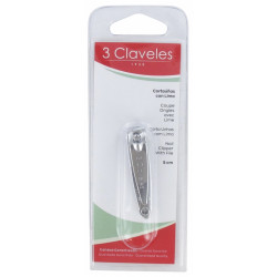 3 CLAVELES Cortauñas con...