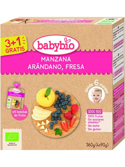 BABYBIO papilla manzana,...