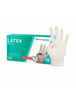 GUANTES LATEX Cuatrogasa...