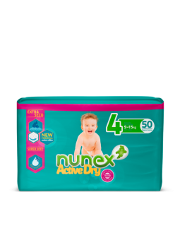 NUNEX Pañales  Active Dry...