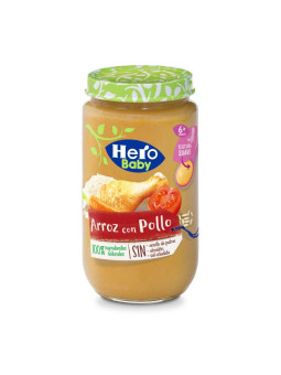 HERO baby arroz con pollo 235g