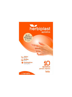 HERBIPLAST tiritas tela 10u...
