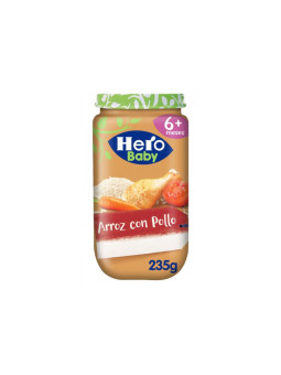 HERO Baby arroz con pollo 235g